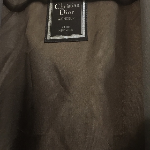 CHRISTIAN DIOR Men's Dark Academia Trench Coat Jacket 44R 44 - Picture 12 of 16